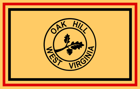 [Flag of Oak Hill, West Virginia]