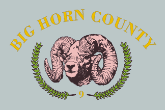 [Flag of Big Horn County, Wyoming]