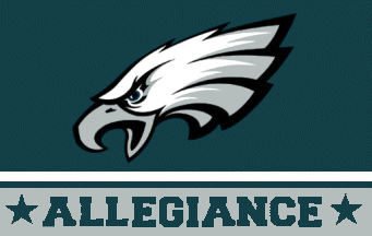 [Philadelphia Eagles allegiance flag]