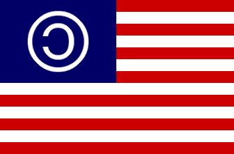 [U.S. variation - copyleft flag]