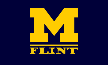 [Former flag of University of Michigan - Flint]