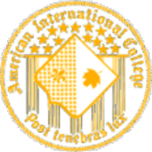 [Seal of American International College]
