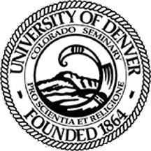 [Seal of University of Denver]