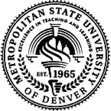 [Seal of Metropolitan State University of Denver]