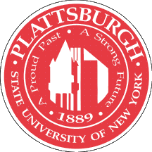 [Seal of State University of New York (SUNY) Plattsburgh]