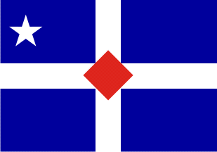 [Isthmian Steamship Co. commodore's flag]