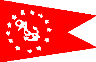[New York Yacht club - 1891 vice-commodore flag]