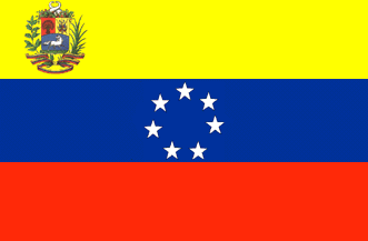 Bumper Sticker NEW 1930-2006 Venezuela Historical Flag 