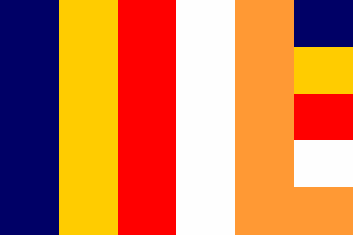 [Vietnamese Buddhist flag]