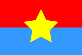 [Viet Cong flag variant]