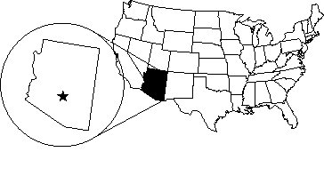 [Gila River Pima & Maricopa - Arizona map]