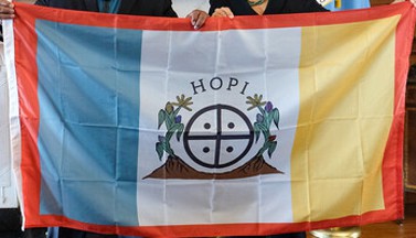 [Hopi flag]