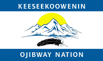 [Keeseekoowenin First Nation flag]