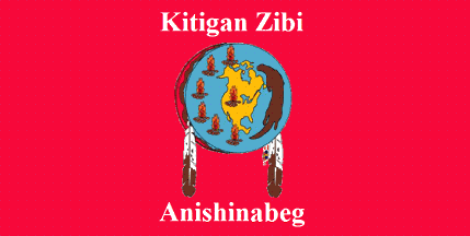 [Kitigan Zibi flag]