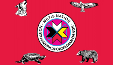 [Metis Nation - North America Canadian Bands flag]