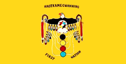 [Naotkamegwanning First Nation, Ontario flag]