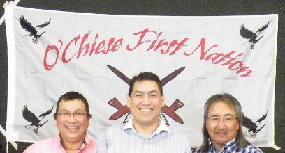 [O'Chiese First Nation flag]