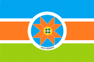 [Pueblo Otomi flag]
