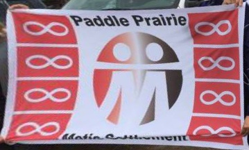 [Paddle Prairie Metis Settlement, Alberta flag]