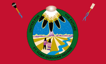 [flag of the Quechan Tribe of Fort Yuma]