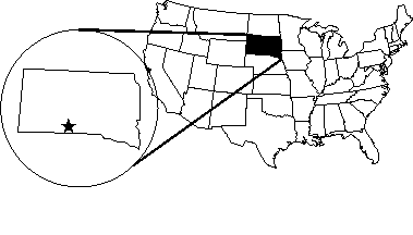 [Rosebud Sioux - South Dakota map]
