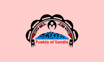 [Pueblo of Sandia flag]