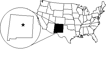 [San Ildefonso Pueblo-Tewa Nation map]