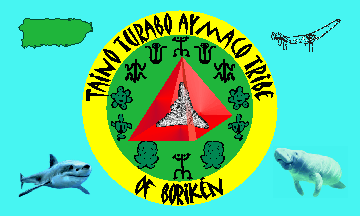 [Taino Turabo Aymaco of Borikén - Puerto Rico flag]