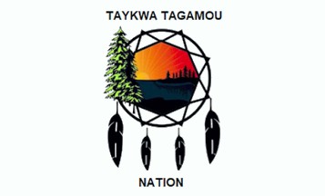 [Taykwa Tagamou Nation, Ontario flag]