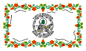 [Turtle Mountain Band of Chippewa Indians, North Dakota flag]