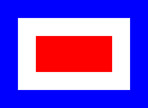 [German Signal Code Flag "Ida"]