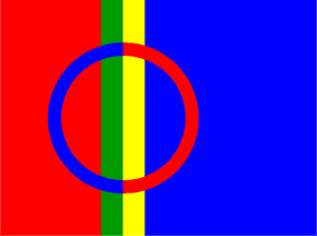 [Flag of the Sami People]
