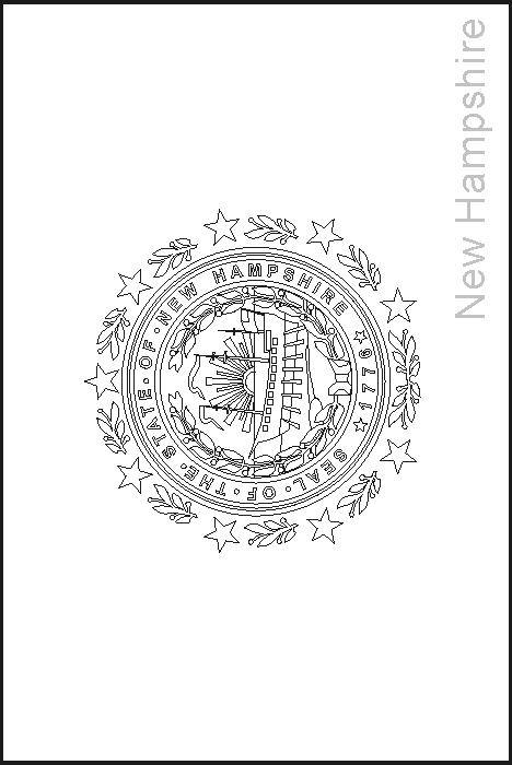 delaware state seal coloring page